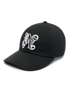 Palm Angels кепка с вышитым логотипом, черный