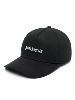 Palm Angels кепка с вышитым логотипом, черный