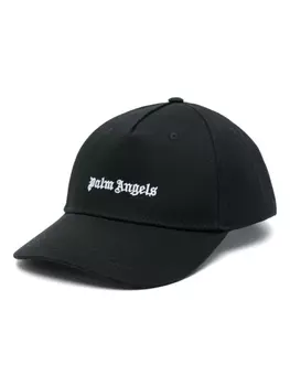 Palm Angels кепка с вышитым логотипом, черный