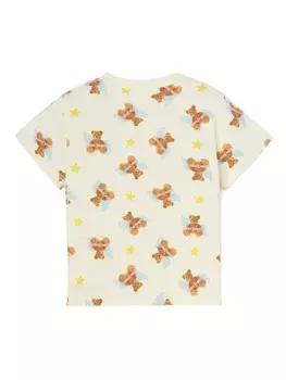 Palm Angels Kids футболка Bear Angel, нейтральный цвет