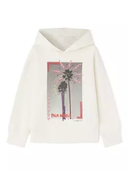 Palm Angels Kids худи LA Photo 01, нейтральный цвет