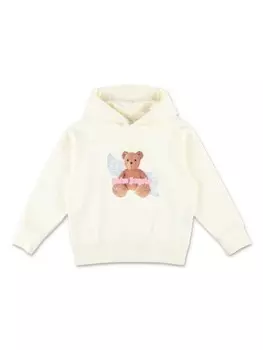 Palm Angels Kids худи с принтом, нейтральный цвет