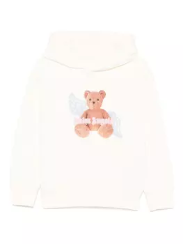 Palm Angels Kids худи с принтом Teddy Bear, нейтральный цвет