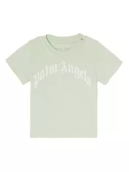 Palm Angels Kids комплект из трех футболок с логотипом, синий