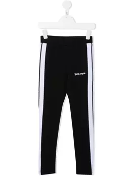 Palm Angels Kids легинсы с принтом, черный