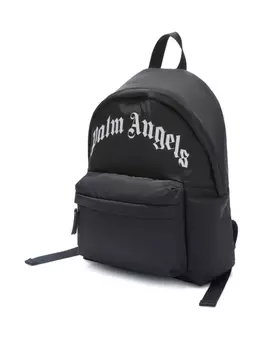 Palm Angels Kids рюкзак Curved Logo, черный