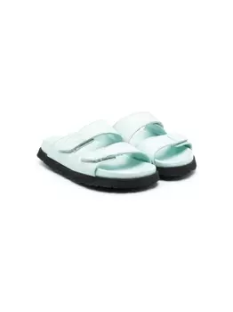 Palm Angels Kids сандалии с логотипом, синий