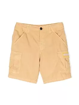 Palm Angels Kids шорты карго, коричневый