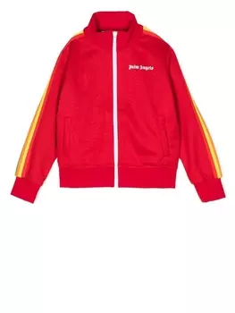 Palm Angels Kids спортивная куртка с логотипом, красный