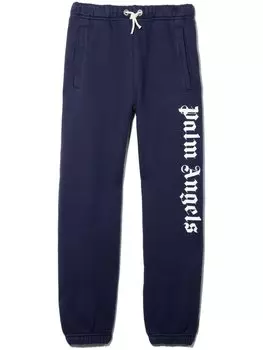 Palm Angels Kids спортивные брюки с логотипом, синий