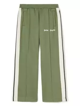 Palm Angels Kids спортивные брюки с логотипом, зеленый