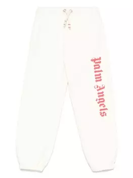 Palm Angels Kids спортивные брюки с логотипом, белый