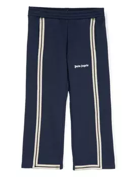 Palm Angels Kids спортивные брюки с логотипом, синий