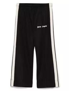 Palm Angels Kids спортивные брюки широкого кроя, черный