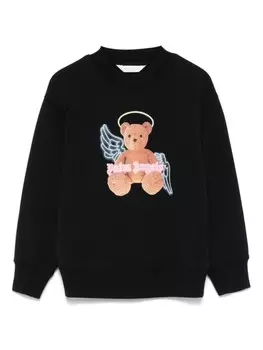 Palm Angels Kids толстовка Bear Angel, черный
