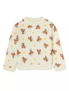 Palm Angels Kids толстовка Bear Angel, нейтральный цвет
