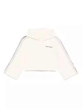 Palm Angels Kids толстовка с логотипом, нейтральный цвет