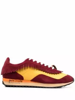 Palm Angels кроссовки Runner с бахромой, красный