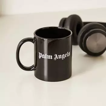 Palm Angels Кружка с логотипом, черный