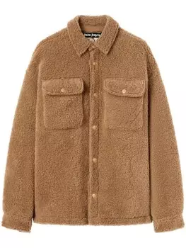 Palm Angels куртка-рубашка Bear in Mind, коричневый