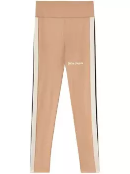 Palm Angels легинсы с логотипом, серый