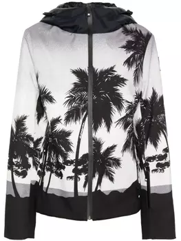Palm Angels лыжная куртка Palms с капюшоном, серый