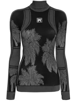 Palm Angels лыжный топ Palm Baselayer, черный