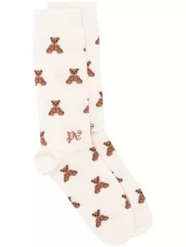 Palm Angels носки Bear In Mind, нейтральный цвет
