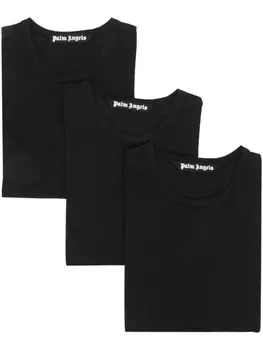 Palm Angels однотонная футболка, белый