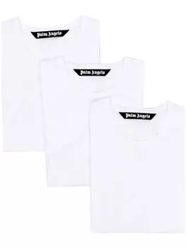 Palm Angels однотонная футболка, черный