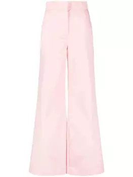 Palm Angels расклешенные брюки, розовый