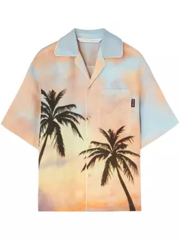 Palm Angels рубашка Sunrise, розовый