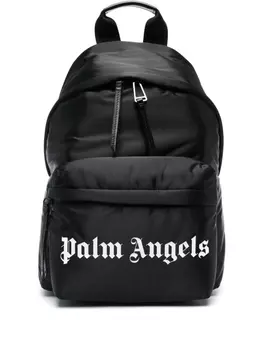 Palm Angels рюкзак с логотипом, черный