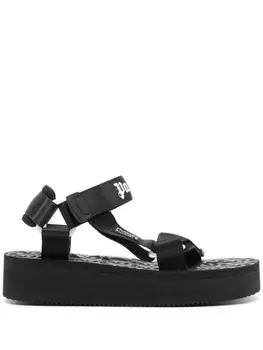 Palm Angels сандалии Depa из коллаборации с Suicoke, черный