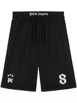 Palm Angels сетчатые шорты, черный