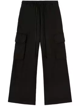 Palm Angels широкие брюки карго, черный