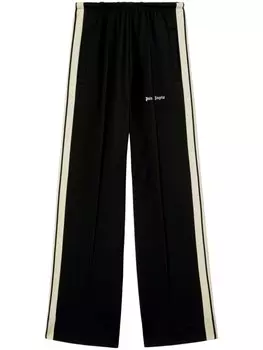 Palm Angels широкие спортивные брюки с вышитым логотипом, черный