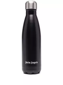Palm Angels спортивная бутылка с логотипом, черный