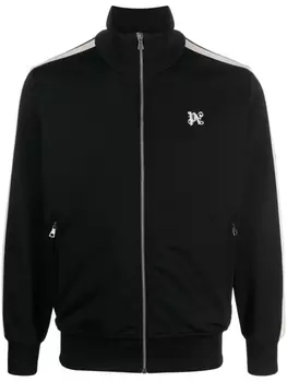 Palm Angels спортивная куртка с монограммой, черный