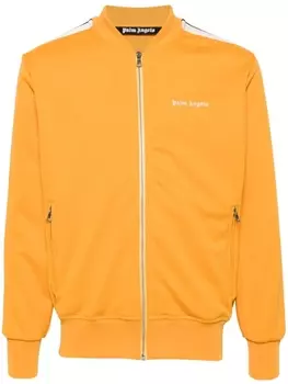 Palm Angels спортивная куртка с вышитым логотипом, оранжевый