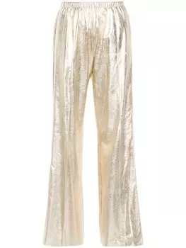 Palm Angels спортивные брюки с лампасами, золотистый