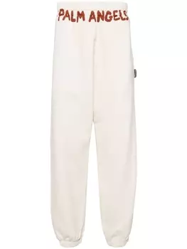 Palm Angels спортивные брюки с логотипом, белый