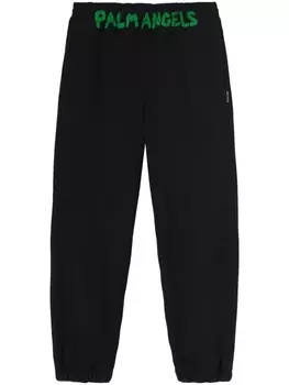 Palm Angels спортивные брюки с логотипом, черный