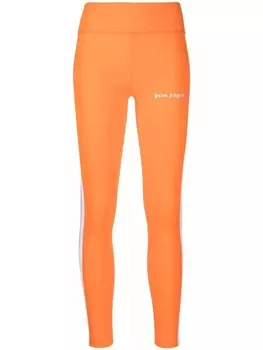 Palm Angels спортивные легинсы с завышенной талией, оранжевый