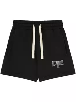Palm Angels спортивные шорты с логотипом, черный