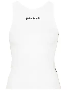 Palm Angels спортивный топ с логотипом, белый