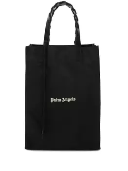Palm Angels сумка-тоут с логотипом, черный