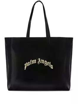 Palm Angels сумка-тоут с логотипом, черный