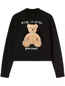 Palm Angels толстовка Bear In Mind, черный