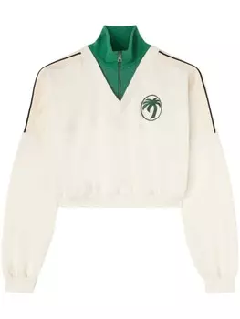 Palm Angels толстовка Oval Palm, белый